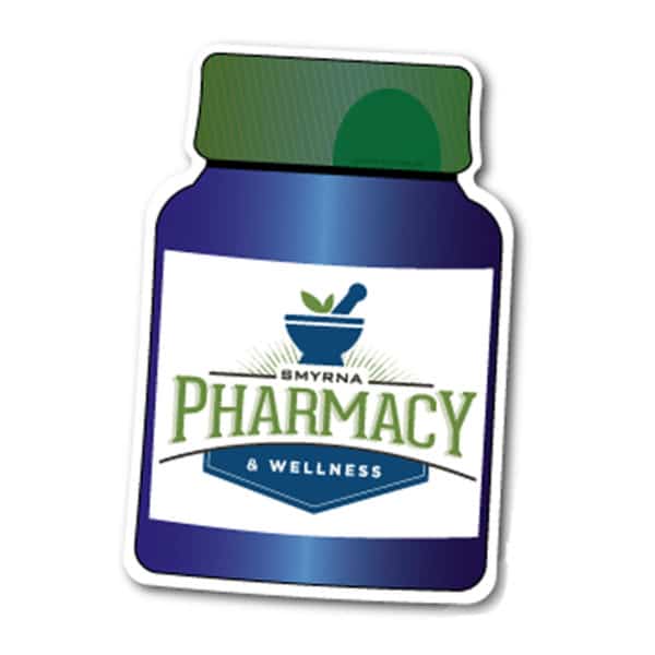 Pill Bottle Fridge Magnet 102mm x 71mm