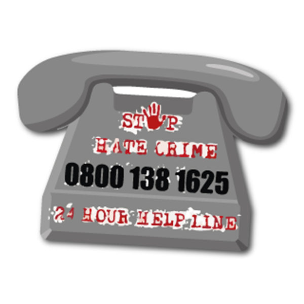 Large Telephone Fridge Magnet 72mm x 100mm